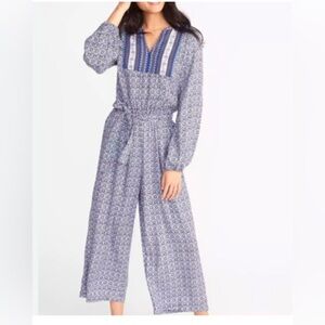 Old Navy Loose Fitting Jumpsuit Women’s Size XL TG Blue, White , Red